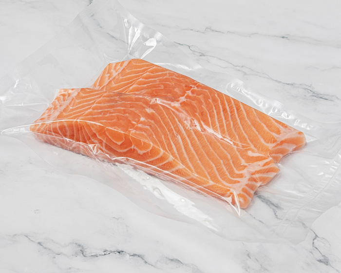 Salmón noruego en suprema