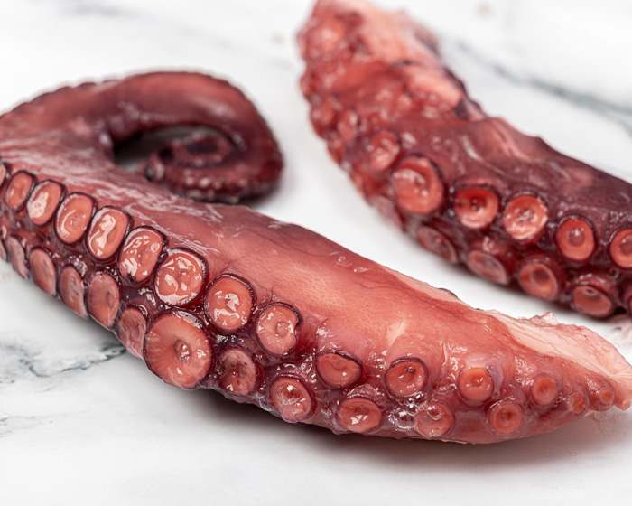 Pata de pulpo cocido